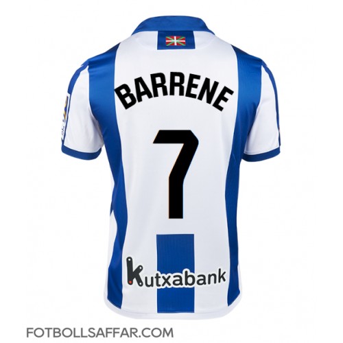 Real Sociedad Ander Barrenetxea #7 Hemmatröja 2024-25 Kortärmad